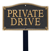 SmartSign front view of plaque showing bold letters and visibility benefit