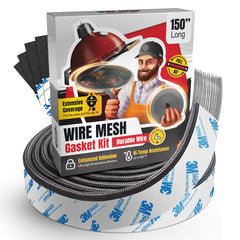 Smoker Chef gasket kit packaging showing kit contents and fit benefits