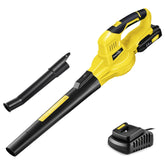 SnapFresh front view showing compact cordless blower and packaging benefits portability