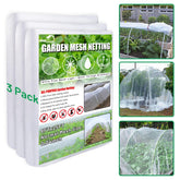 SnugNiture front view of three 8x24 ft netting packs showing size and packaging benefit