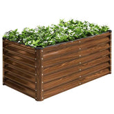 SnugNiture front view of raised garden bed showing full size and fit