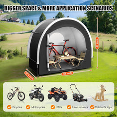 SOFFRIA side view open access displaying easy bike loading benefit