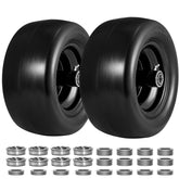 Soiiw front assembled wheel showing smooth tread and steel rim for reliable use