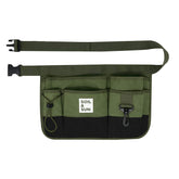 Soil & Sun front view of tool belt showing pocket arrangement and easy access