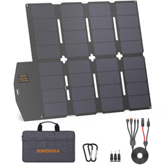 SOKIOVOLA folded front view showing compact portability and easy transport