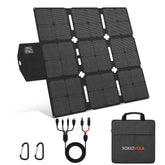 SOKIOVOLA front folded panel showing compact portability and easy carry