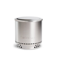 Solo Stove Ranger Lid close-up of 304 stainless steel finish and corrosion resistance