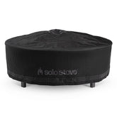 Solo Stove front view of shelter covering Surround, protects from rain