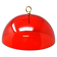 Songbird Essentials red dome front view showing shade and weather protection