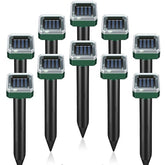 SonicPulse front view of ten stakes showing compact design and easy setup benefit
