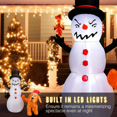 Sonwyoung lit at night with LEDs creating warm festive ambiance