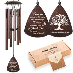 Soopau front view packaged wind chime ready-to-gift with appreciation appeal