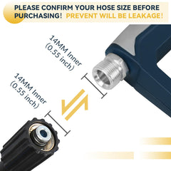 Sooprinse five nozzle tips displayed neatly for precise cleaning options