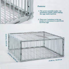 SorenCut side access panel open for safe inspection and stress-free handling