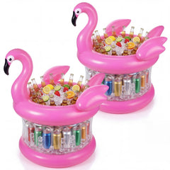 Sosation flamingo front packaging showing bright pink cooler and benefits