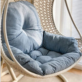Sothuba front view cushion set on egg chair showing full coverage and comfort