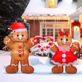 Soulchen front view of gingerbread couple showing festive design and curb appeal