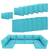 SpaceHop front view of blue cover set showing neat styling and coordinated look