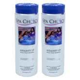 SpaChoice front package showing product label and benefits for healthy spa water