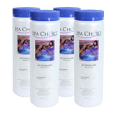 SpaChoice front packaging 4-pack showing clear labeling and USA origin benefit