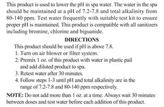 SpaChoice jar next to measuring scoop illustrating correct dose and clarity benefit