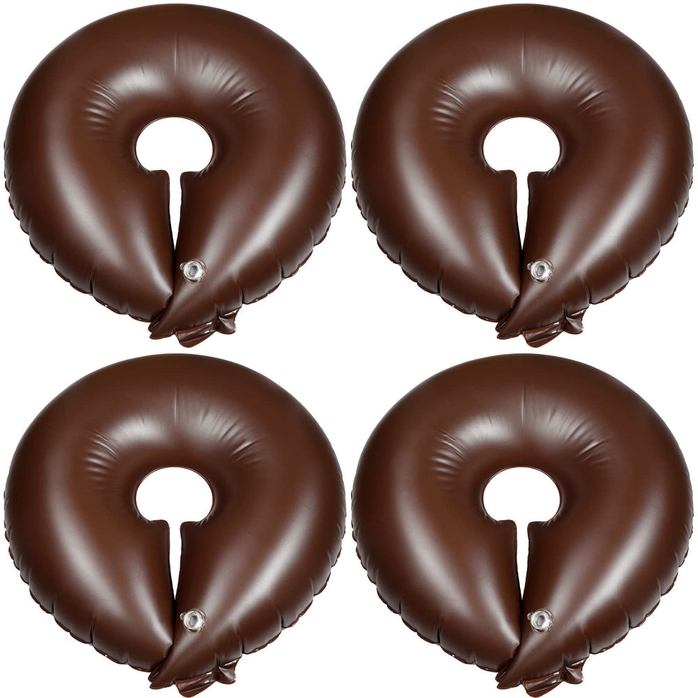Spakon 4-pack front view showing four brown watering rings and packaging benefits