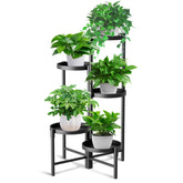 SparkByLiye front view of 5-tier plant stand showing space-saving display