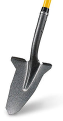 Spear Head Spade close-up of 9x11 beveled blade highlighting durable cutting edge