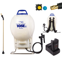 Sprayers Plus front view showing 4-gallon tank and ergonomic shape for easier coverage