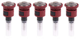Sprinkler Rain Bird R-VAN24-360 five-nozzle bag packaging showing contents and labeling, clear identification benefit