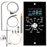 Squirrel wood artware controller front panel showing clear display and easy controls for reliable grilling