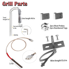 SROKIO igniter hot rod and RTD sensor together for reliable grill ignition