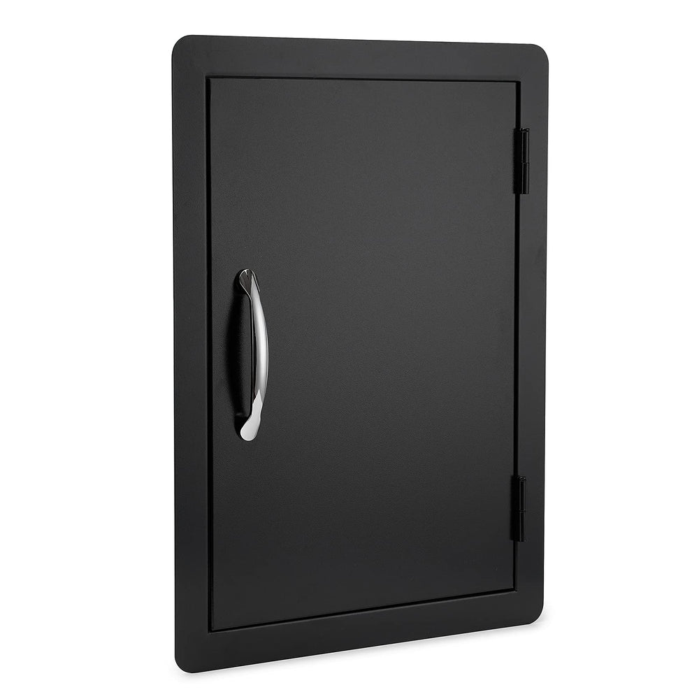 Stanbroil front view showing black steel door and clean lines for durable storage