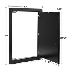 Stanbroil close-up of matte black steel texture highlighting corrosion resistance