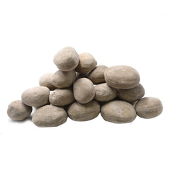 Stanbroil close-up of ceramic fiber pebble texture showing heat-resistant surface