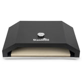 Stanbroil front view on griddle showing fit and easy installation benefit