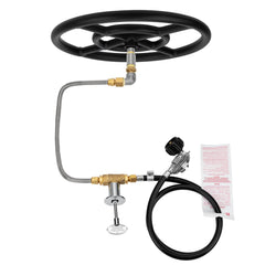 Stanbroil front view of burner ring kit showing components and durable finish