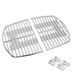 Stanbroil front view of replacement grates showing exact fit and durable finish