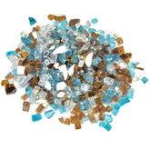 Stanbroil front packaging showing mixed-color fire glass and benefit of colorful flames
