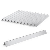 Stanbroil front view of 12 stainless steel flavorizer bars showing fit and value