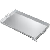 Stanbroil front view of assembled griddle showing full cooking surface and benefit of large area