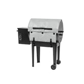 Stanbroil blanket fitted on Traeger Tailgater showing snug fit and improved heat retention