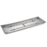 Stanbroil front view rectangular burner showing full flame coverage and visual appeal