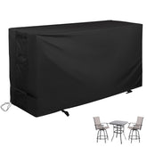 Starcrew front view of covered bistro set protecting furniture