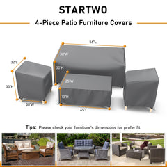 STARTWO funda frontal para loveseat protege y facilita instalación