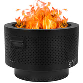 STBoo front view of fire pit showing stable bowl and flame advantage