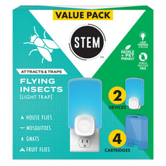STEM front view plugged in showing compact trap and benefit of discreet pest control