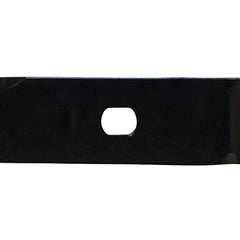Stens blade next to ruler for 18-inch scale showing exact sizing for proper replacement