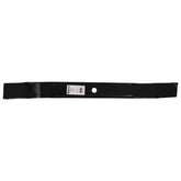 Stens mulching blade front view showing full 30 inch length and fit