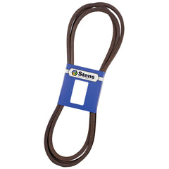 Stens replacement belt full-length laid flat demonstrating correct 156 inch size